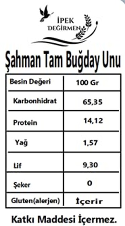 İpek Değirmen Tam Kepekli Tam Buğday Unu (3)