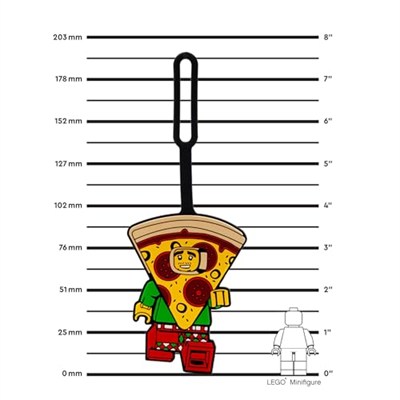 IQ LEGO Gear 52935 Pizza Guy Bag Tag