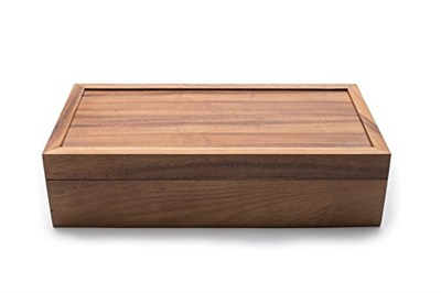 Ironwood Gourmet Dikdörtgen Vauxhall Çift Çay Kutusu, Akasya Ağacı