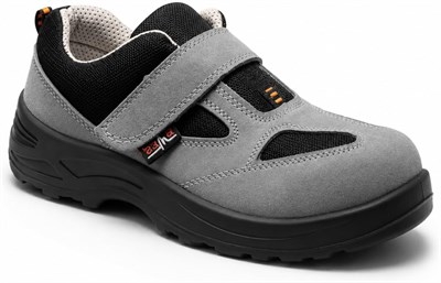 İş Güvenliği Ayakkabısı Çelik Burun Süet Gri 1453 (45)