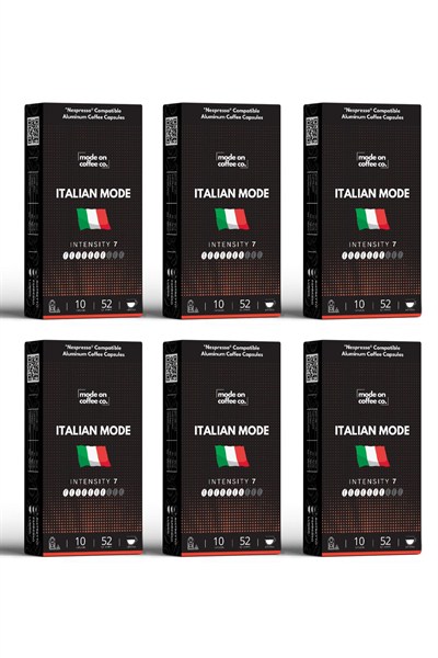 Italian Mode Nespresso Uyumlu Alüminyum Kapsül Kahve Seti - 60 Adet