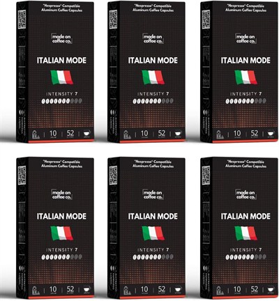 Italian Mode Nespresso Uyumlu Alüminyum Kapsül Kahve Seti - 60 Adet