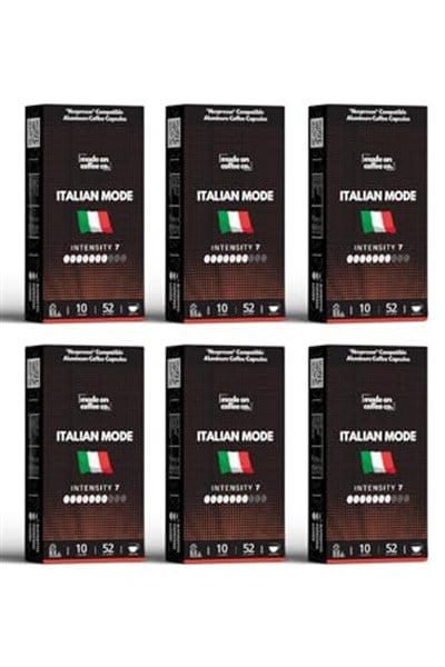 Italian Mode Nespresso Uyumlu Alüminyum Kapsül Kahve Seti - 60 Adet