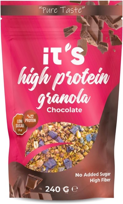 its Yüksek Protein Granola - Şekersiz Çikolatalı - 240 G