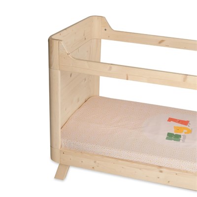 Itsy Bitsy Kids Alphabed Pamuk Saten Çok Renkli Bebek Çarşaf Seti 80x140cm
