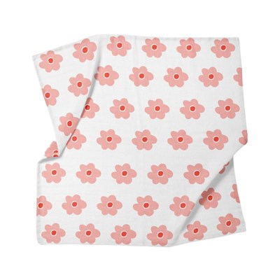 Itsy Bitsy Kids Amulet Blossom Bloom , Müslin Bebek Örtüsü , 100x100 Cm