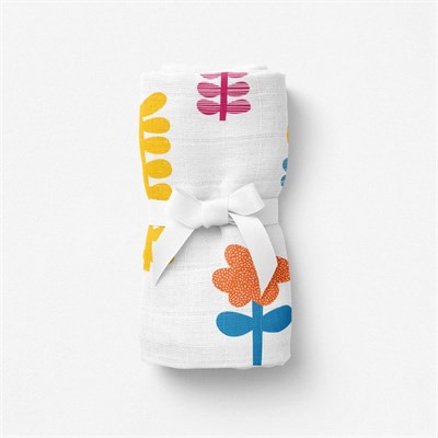 Itsy Bitsy Kids Amulet Lemon, Müslin Bebek Örtüsü , 70x70 Cm