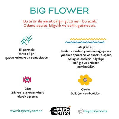 Itsy Bitsy Kids Big Flower Pamuk Saten Sarı Çocuk Çarşaf Seti 90x190cm
