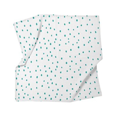 Itsy Bitsy Kids Bird Of Life Mint Dots , Müslin Bebek Örtüsü , 100x100 Cm