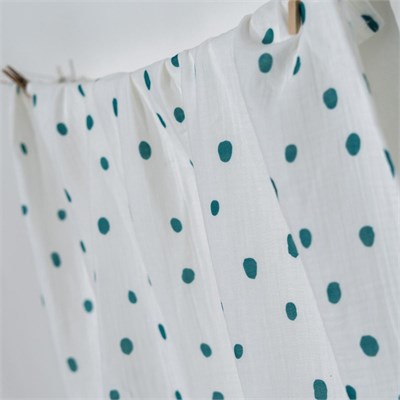 Itsy Bitsy Kids Bird Of Life Mint Dots , Müslin Bebek Örtüsü , 100x100 Cm