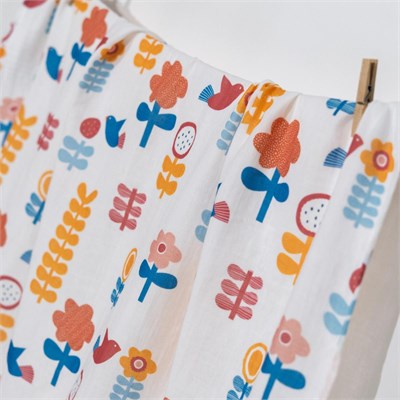 Itsy Bitsy Kids Bird Of Life Mint , Müslin Ağız Mendili , 40x40 Cm 6lı Set