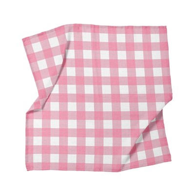 Itsy Bitsy Kids Bird Of Life Pink Check , Müslin Bebek Örtüsü , 70x70 Cm