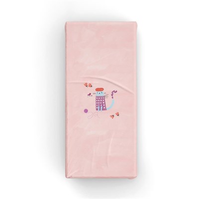 Itsy Bitsy Kids Kitty Of Queens Pamuk Saten Pembe Bebek Çarşaf Seti 80x140cm