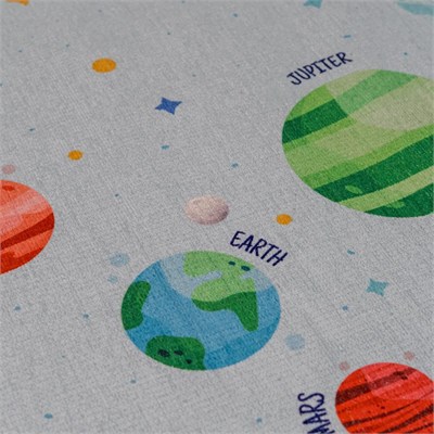 Itsy Bitsy Kids Spacey Çok Renkli Yıkanabilir Çocuk Halısı - 120x160cm
