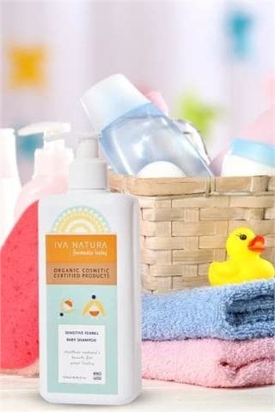 İva Natura Organik Bebek Şampuanı Aloe Vera & Rezene Özlü – Göz Yakmayan – Sülfatsız – 350 ml
