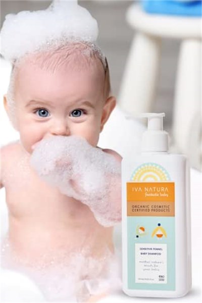 İva Natura Organik Bebek Şampuanı Aloe Vera & Rezene Özlü – Göz Yakmayan – Sülfatsız – 350 ml