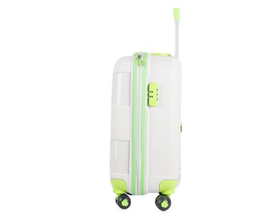 Ivs Bej Yeşil Kare Büyük Boy Büyük Boy Seyahat Çantası PP4040-175-L Bej