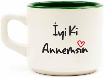 İyi Ki Annemsin! Beyaz Venüs Kupa - Anneler Günü Hediyesi Kupa Fincan