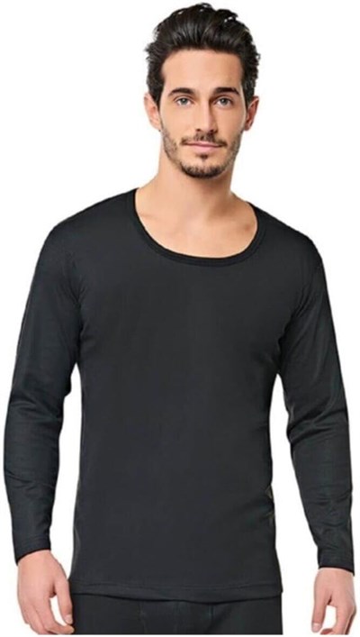 j.j.jilly jolly baby&kids Erkek Siyah Termal Fanila, Uzun Kollu Termal Fanila Uzun Kollu 1307 - Bedenler: S, M, L, XL