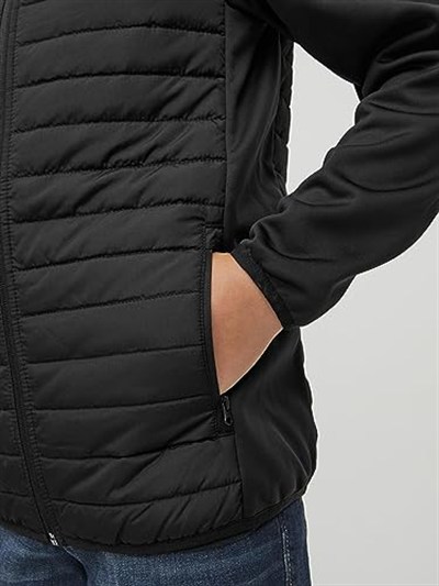 JACK & JONES Erkek çocuk kapitone ceket, Siyah 1, 152