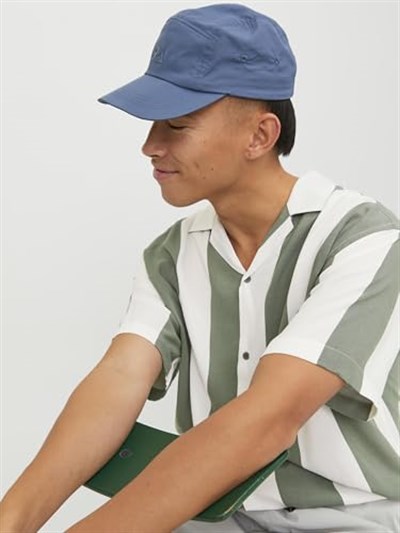 JACK & JONES Erkek Jcojeff AOP Resort Shirt Ss Relax kısa kollu gömlek