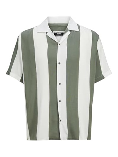 JACK & JONES Erkek Jcojeff AOP Resort Shirt Ss Relax kısa kollu gömlek