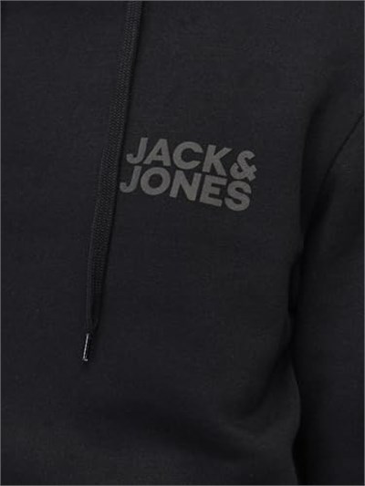 JACK & JONES Erkek Jjecorp Logo Sweat Hood Noos Kapüşonlu Sweatshirt