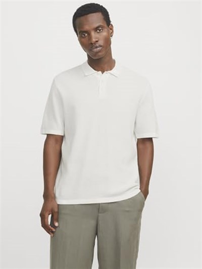 JACK & JONES Erkek Jjegeorge Knit Polo Ss Sn