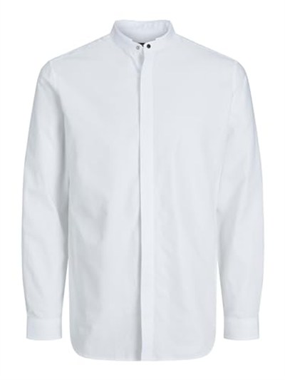 JACK & JONES Erkek Jprblatux Band Shirt L/S uzun kollu gömlek