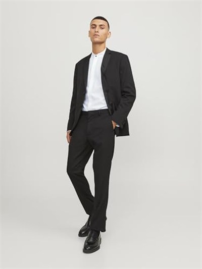 JACK & JONES Erkek Jprblatux Band Shirt L/S uzun kollu gömlek