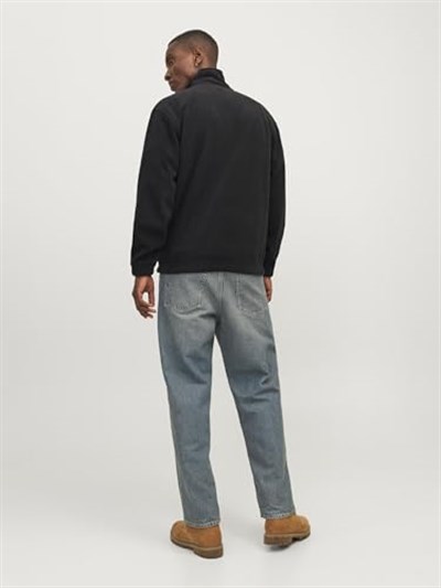 JACK & JONES Erkek polar sweatshirt baskılı polar sweatshirt