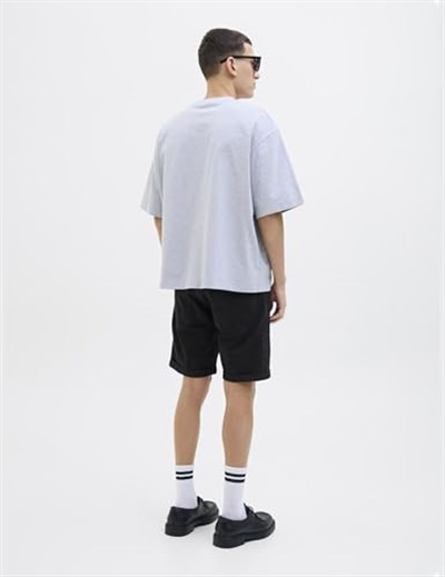 Jack & Jones Erkek Regular Fit Kot Şort - JJORiginal Rick Model Siyah XXL