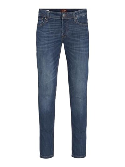 JACK & JONES Erkek Slim Fit Jeans JJIGLENN JJORİJİNAL AM 819 NOOS PIW Slim Fit Jeans