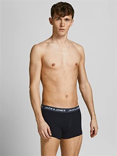 JACK & JONES JACBASE MICROFIBER TRUNKS 3-PACK NOOS Boxer Şort Erkek