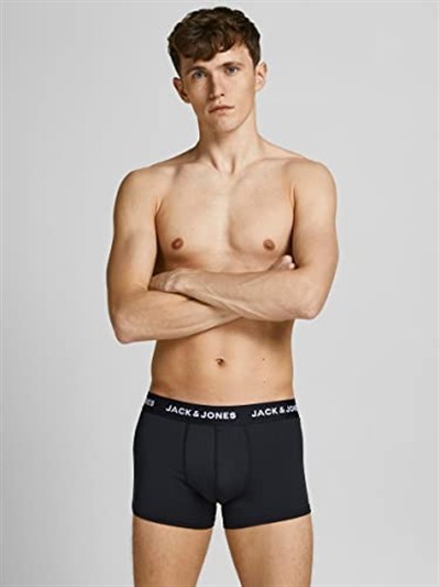 JACK & JONES JACBASE MICROFIBER TRUNKS 3-PACK NOOS Boxer Şort Erkek