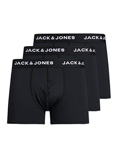 JACK & JONES JACBASE MICROFIBER TRUNKS 3-PACK NOOS Boxer Şort Erkek