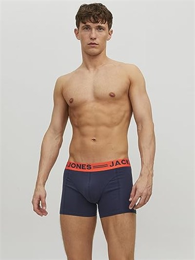 JACK & JONES JACLICHFIELD TRUNKS 3 PACK NOOS Boxer Külot Erkek