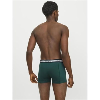 JACK & JONES Jacoliver Solid Trunks 3 Pack Ln Boxer Şort Erkekler