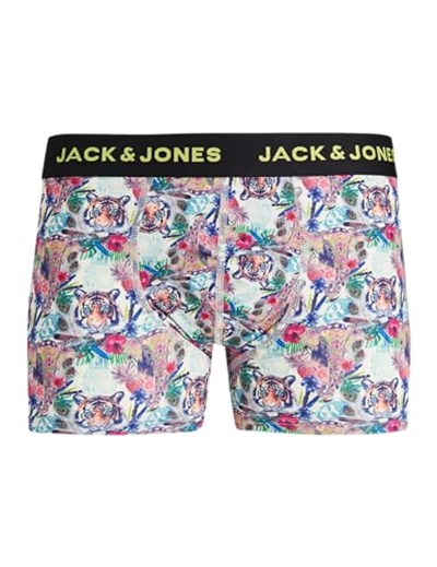 JACK & JONES JACTIGER MICROFIBER TRUNKS 3 PACK Boxer Erkek