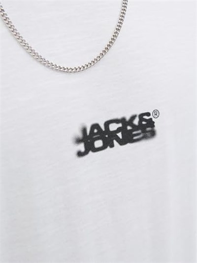 JACK & JONES Jcosago Logo Slub Tee Ss Crew Neck Jcosago Logo Slub Tee Ss Crew Neck Erkekler