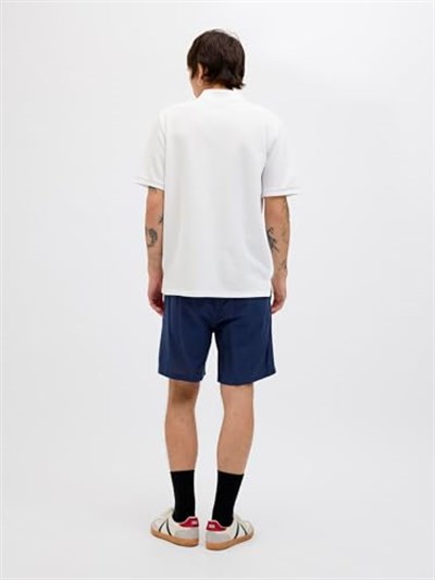 JACK & JONES Jjeaustin Zip Polo Ss Sn Jjeaustin Zip Polo Ss Sn Erkekler