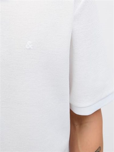 JACK & JONES Jjeaustin Zip Polo Ss Sn Jjeaustin Zip Polo Ss Sn Erkekler