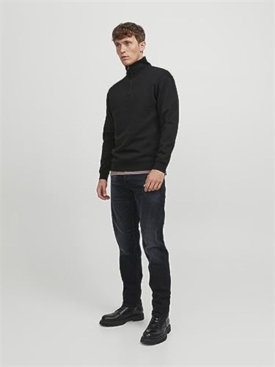 JACK & JONES JJEBRADLEY SWEAT HALF ZIP NOOS Sweatshirt Erkek