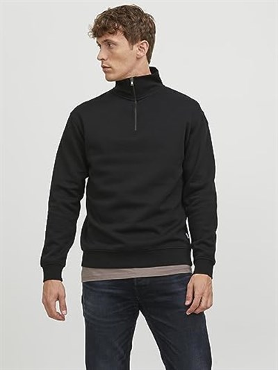 JACK & JONES JJEBRADLEY SWEAT HALF ZIP NOOS Sweatshirt Erkek