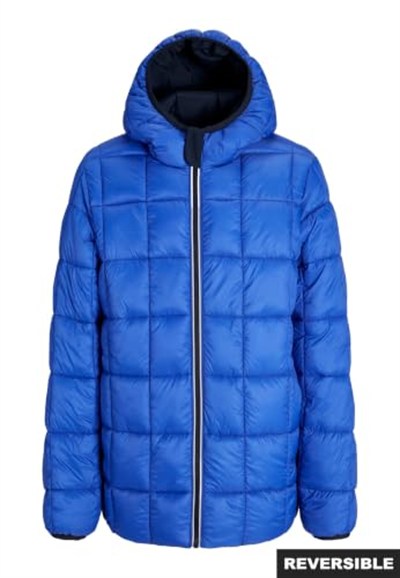 JACK & JONES Jjebrook Reversible Jacket Sn Jnr Jjebrook ters çevrilebilir ceket Sn Jnr Erkekler