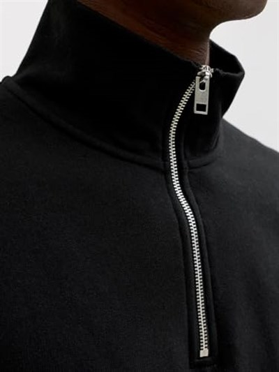 JACK & JONES Jjesoho Sweatshirt Quarter Zip Sweatshirt, 12278793