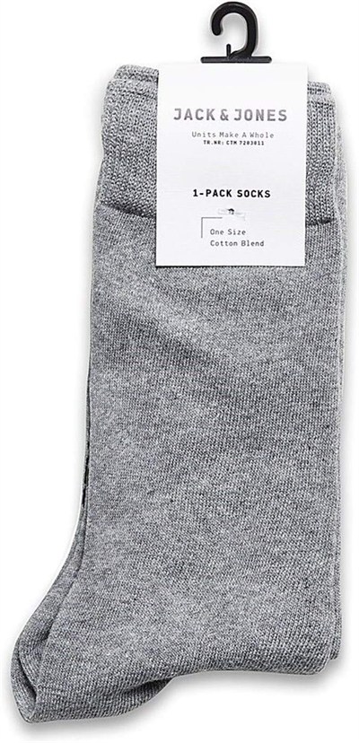 Jack & Jones Jjjens Sock Noos Erkek Çorap, Siyah (Siyah C-N10), Tek Ebat (Üretici Ölçüsü: One Size)