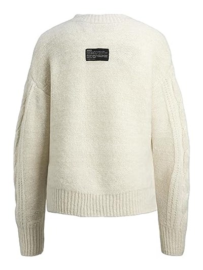 Jack & Jones JJXX Bisiklet Yaka Baklava Desenli Kazak, 12240715