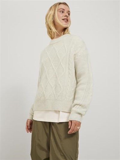 Jack & Jones JJXX Bisiklet Yaka Baklava Desenli Kazak, 12240715