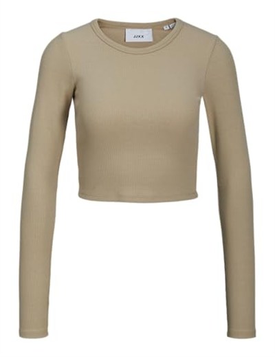 Jack & Jones Jjxx Jxfeline Ls Rib Tee Noos Tişört Kadın